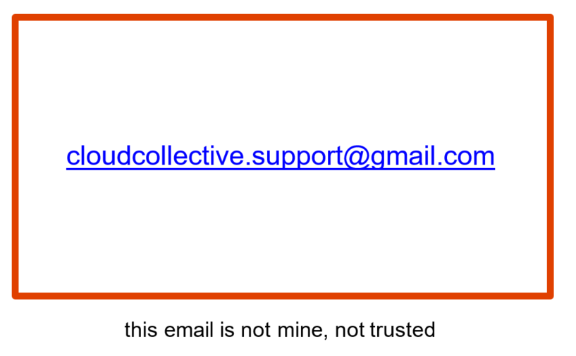 Fake sender example 